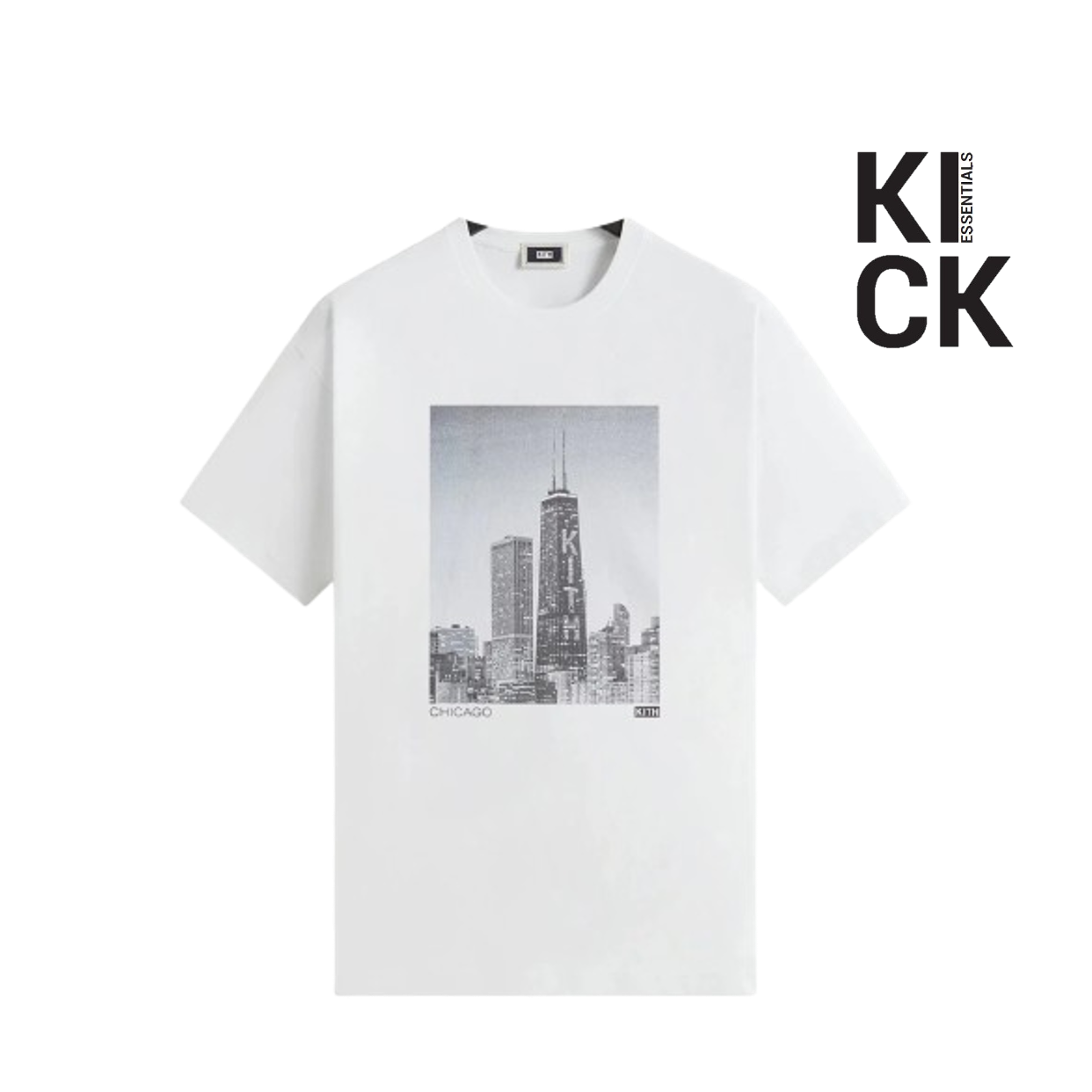 KITH TEE 'CHICAGO HQ WHITE'