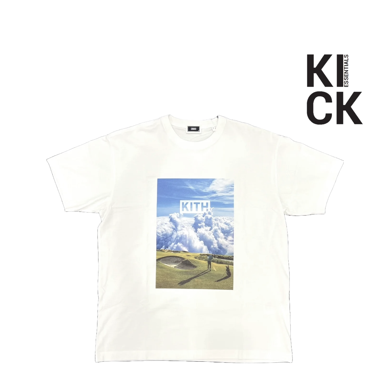 KITH TEE 'CLOUDS LOGO WHITE'