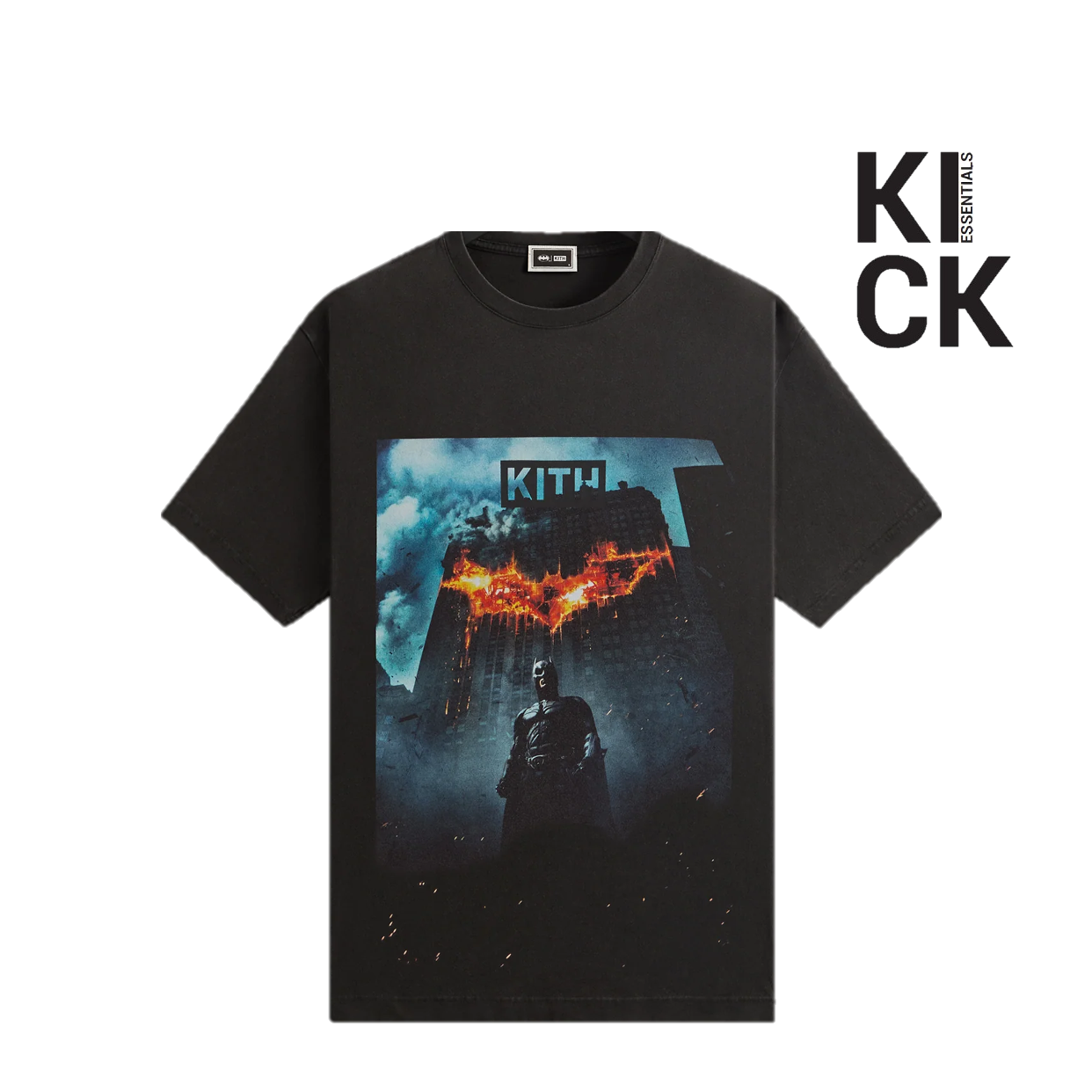 KITH TEE 'BATMAN DARK KNIGHT INTERNATIONAL BLACK'