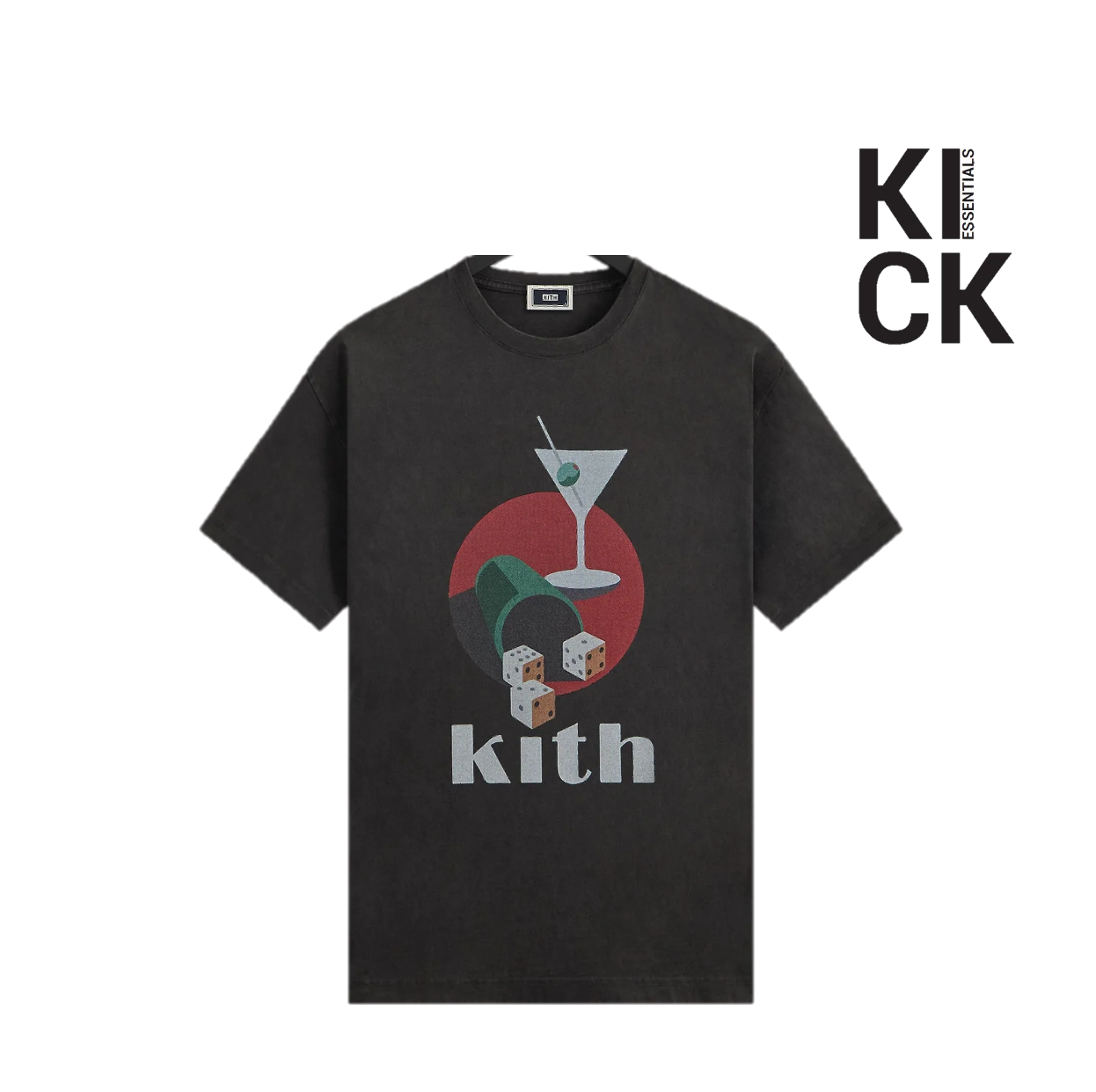 KITH TEE 'HIGH ROLLER BLACK'