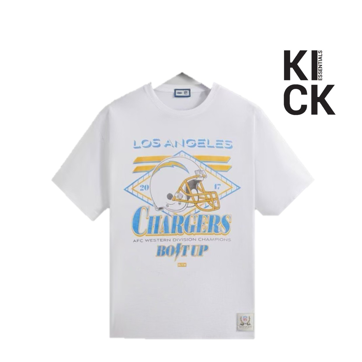 KITH TEE 'CHARGERS WHITE'