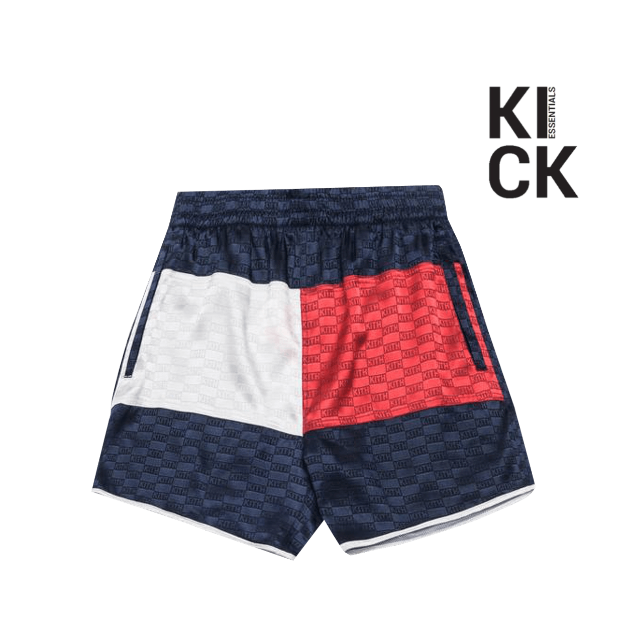 KITH SHORTS 'TOMMY HILFIGER NAVY WHITE'