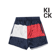 KITH SHORTS 'TOMMY HILFIGER NAVY WHITE'