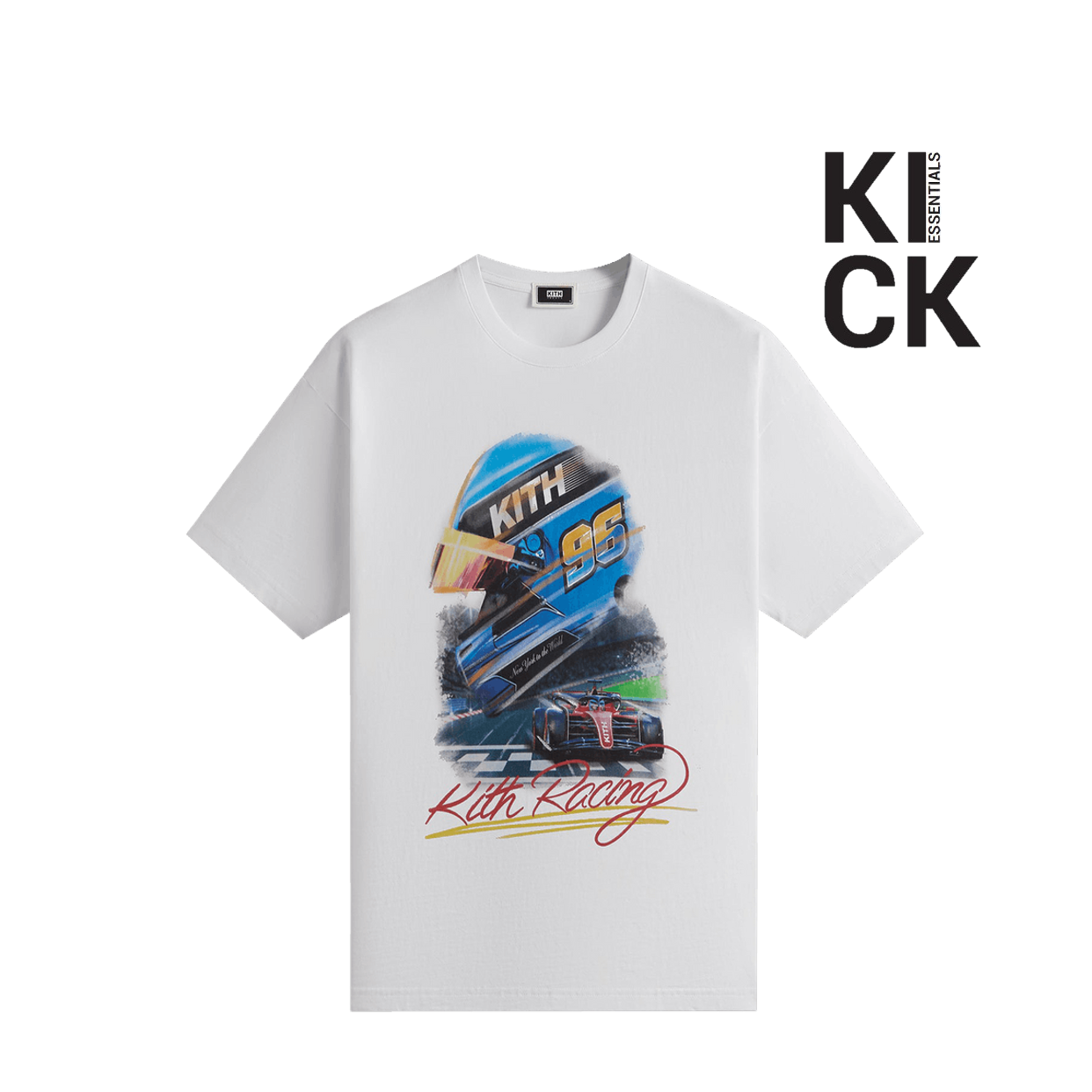 KITH TEE 'F1 RACING WHITE'