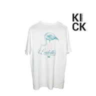 KITH TEE 'SADELLES MIAMI FLAMINGO WHITE'
