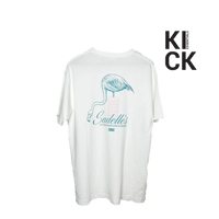 KITH TEE 'SADELLES MIAMI FLAMINGO WHITE'