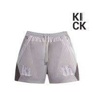 KITH SHORTS 'MESH TURBO GREY WHITE'