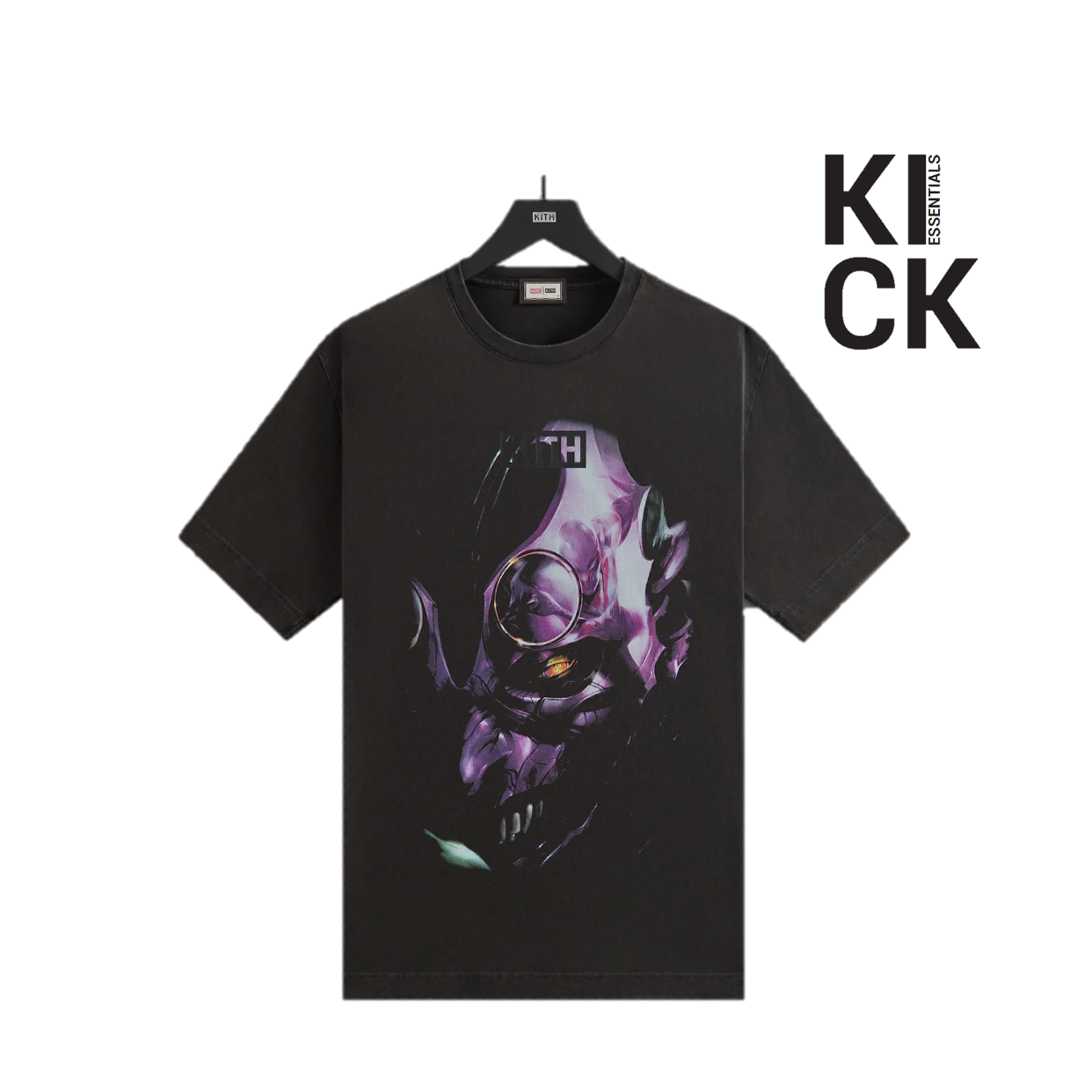 KITH TEE 'MARVEL GOBLIN KNIGHT VINTAGE BLACK'