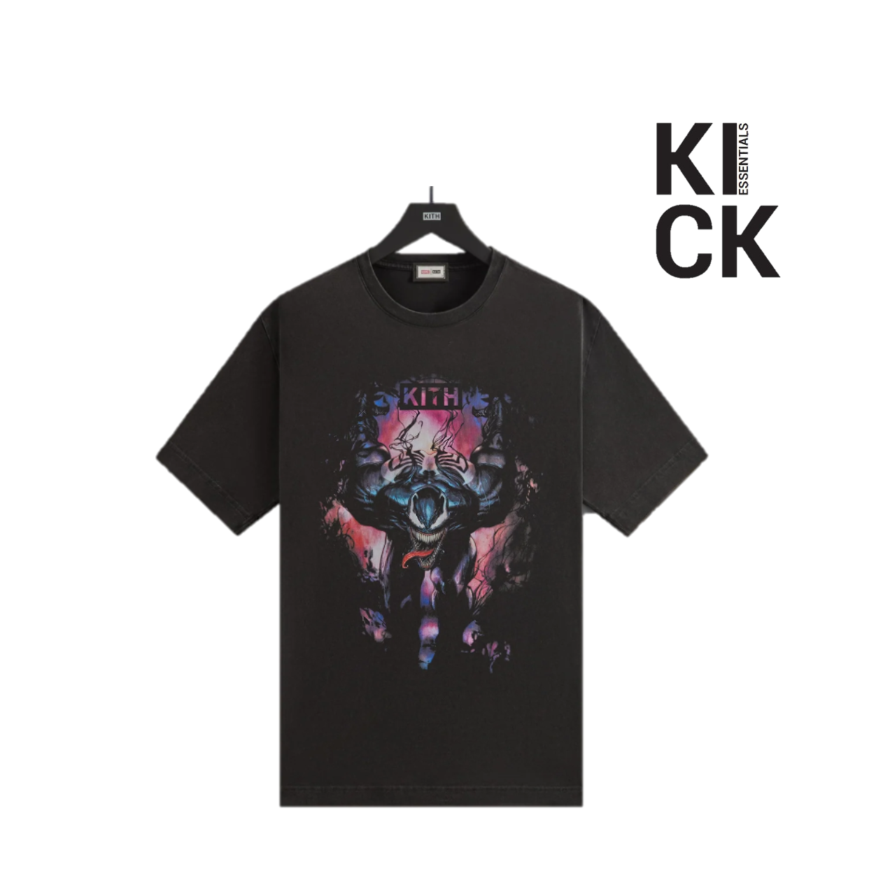 KITH TEE 'MARVEL SYMBIOTE VINTAGE BLACK'