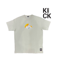KITH TEE 'MIAMI SERIF CHALK'