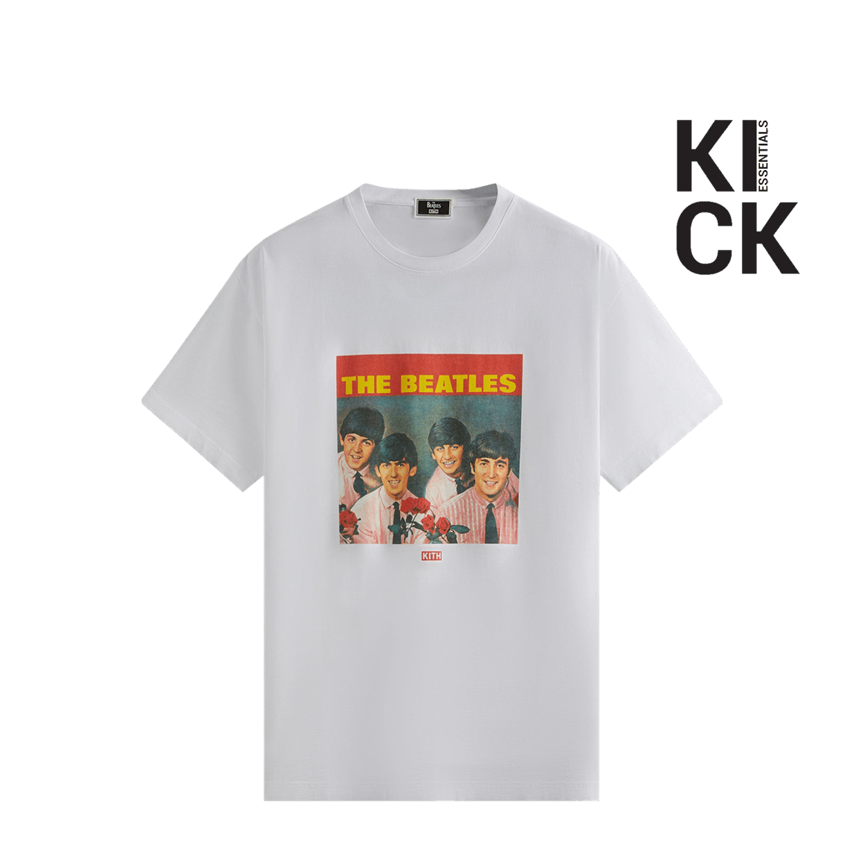 KITH TEE 'THE BEATLES RED ROSES WHITE'