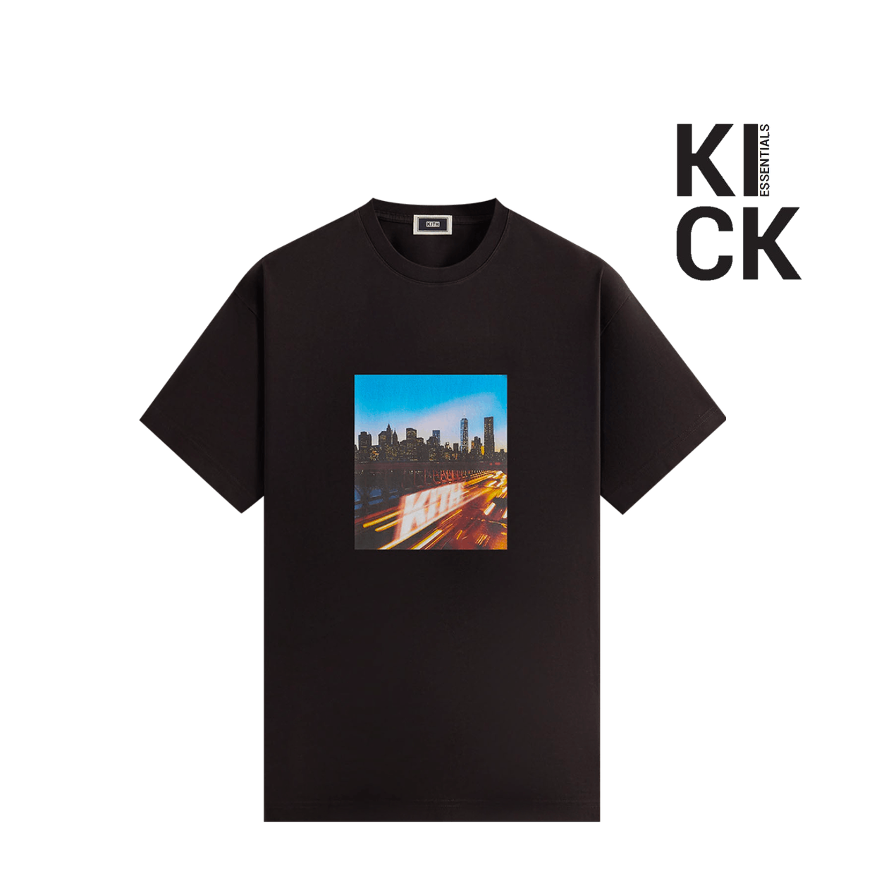 KITH TEE 'VELOCITY BLACK'