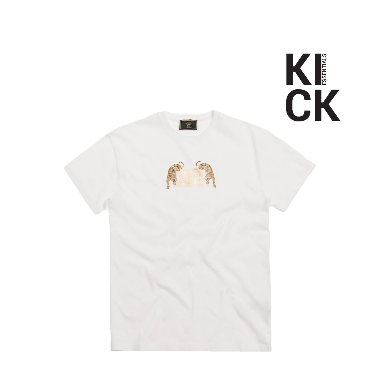 KITH TEE 'VERSACE GREEK KEY OFF WHITE'