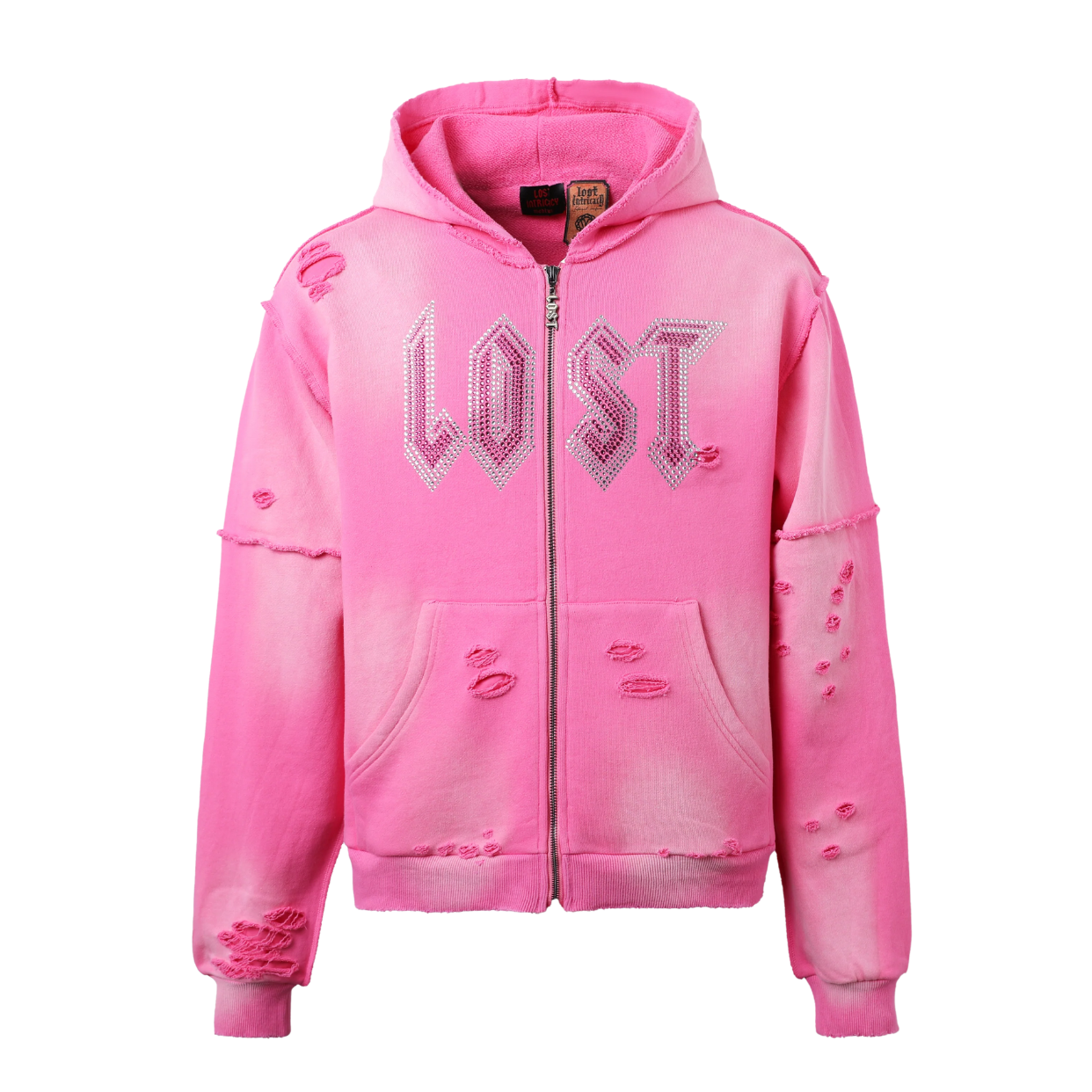 LOST INTRICACY HOODIE 'MAN PINK'