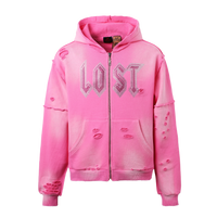 LOST INTRICACY HOODIE 'MAN PINK'