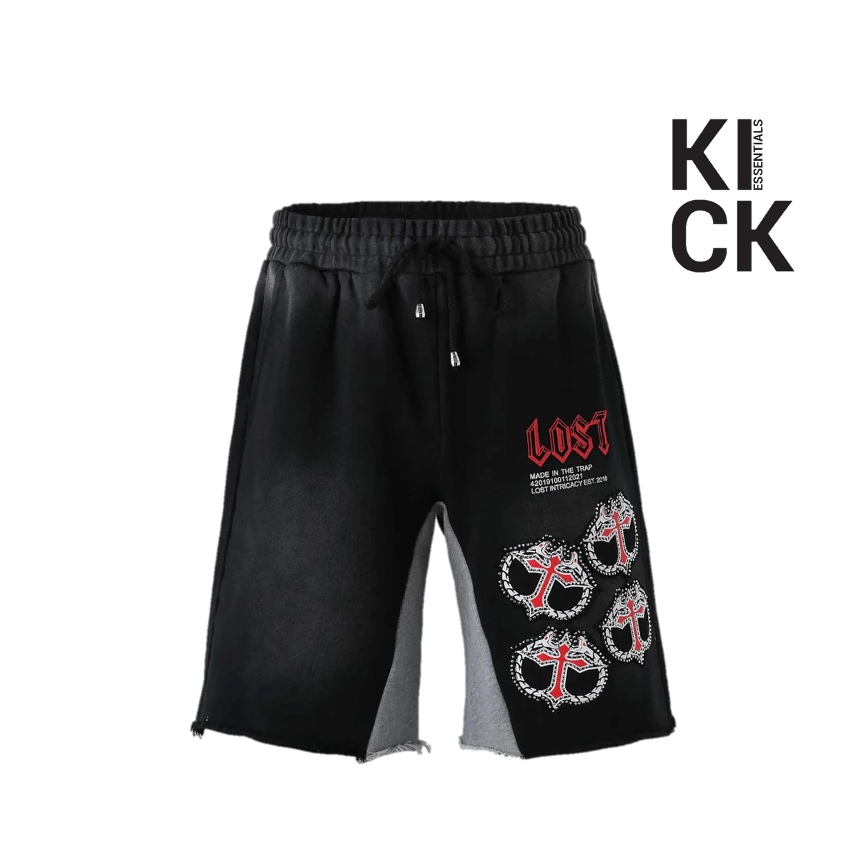 LOST INTRICACY SHORT 'MITT BLACK RED'