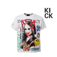 LOST INTRICACY TEE 'FRONT PAGE WHITE'