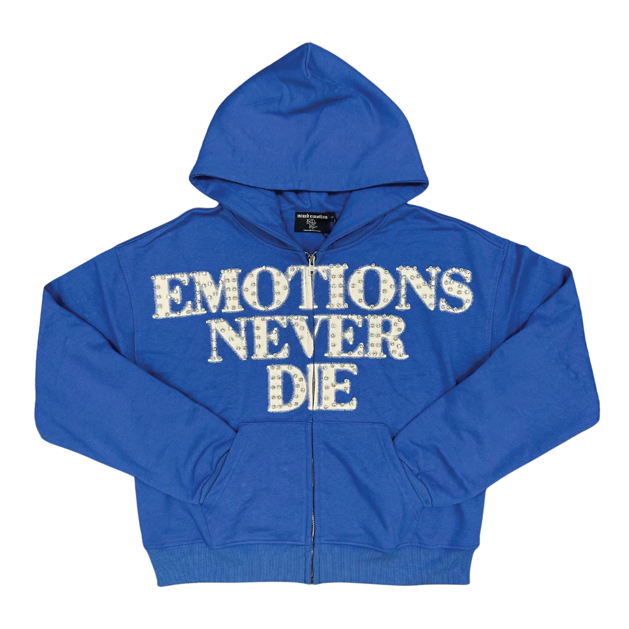 MIXED EMOTIONS HOODIE 'BLUE END'