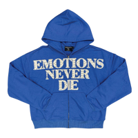 MIXED EMOTIONS HOODIE 'BLUE END'