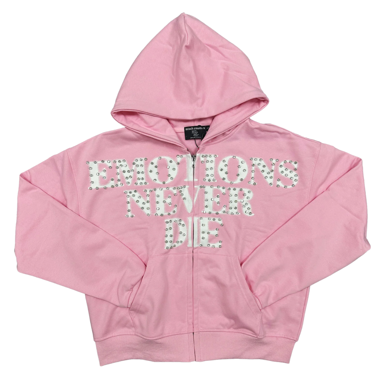MIXED EMOTIONS HOODIE 'PINK END'