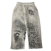 MIXED EMOTIONS PANT 'STRIPPED GREY'