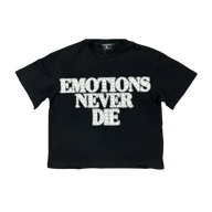MIXED EMOTIONS TEE 'END RHINESTONE BLACK'