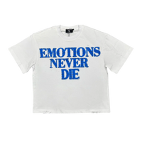 MIXED EMOTIONS TEE 'END RHINESTONE BLUE'