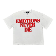 MIXED EMOTIONS TEE 'END RHINESTONE RED'