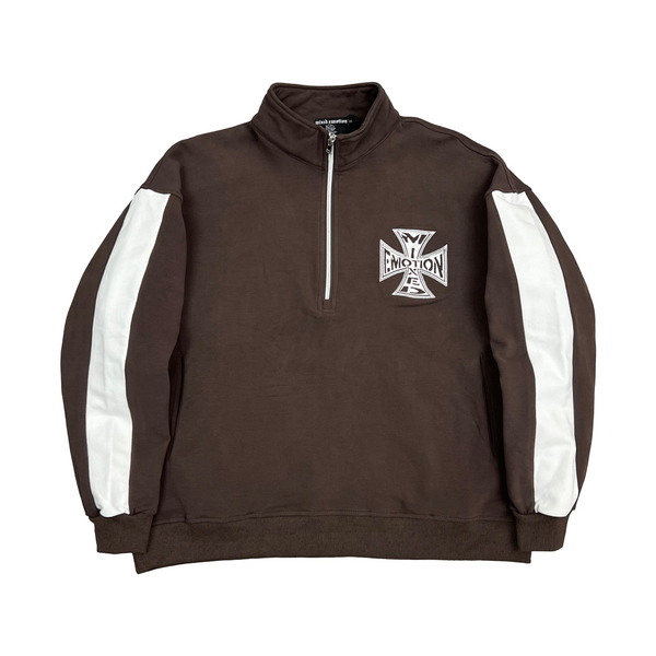 MIXED EMOTIONS HOODIE 'QUARTER BROWN'