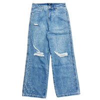MIXED EMOTIONS JEANS 'BAGGY STONE BLUE'