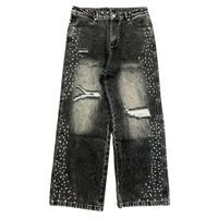 MIXED EMOTIONS JEANS 'BAGGY STONE GREY'