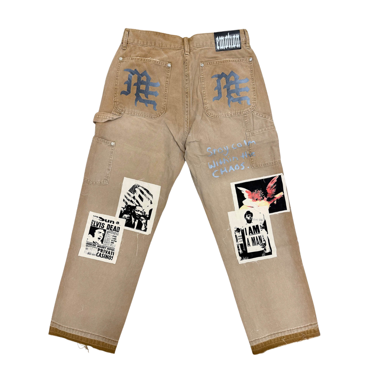 MIXED EMOTIONS PANT 'NEWSPAPER CARPENTER'