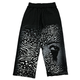 MIXED EMOTIONS PANT 'STRIPPED BLACK'