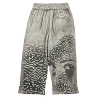MIXED EMOTIONS PANT 'STRIPPED GREY'