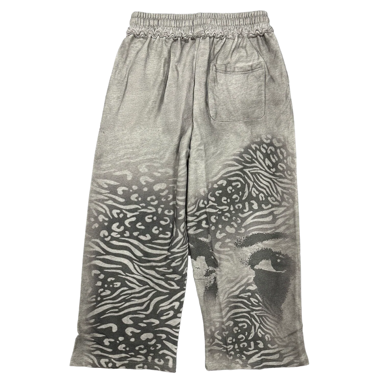 MIXED EMOTIONS PANT 'STRIPPED GREY'