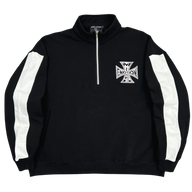 MIXED EMOTIONS QUARTER ZIP 'BLACK'