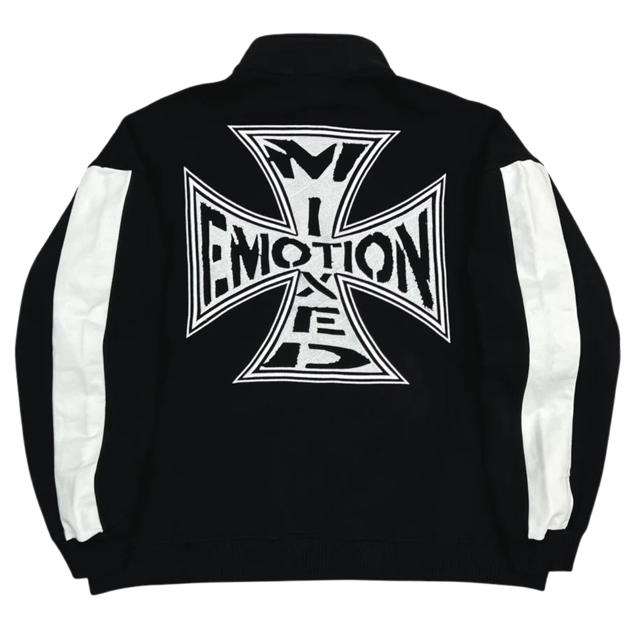 MIXED EMOTIONS QUARTER ZIP 'BLACK'