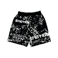 MIXED EMOTIONS SHORT 'GRAFFITI BLACK'