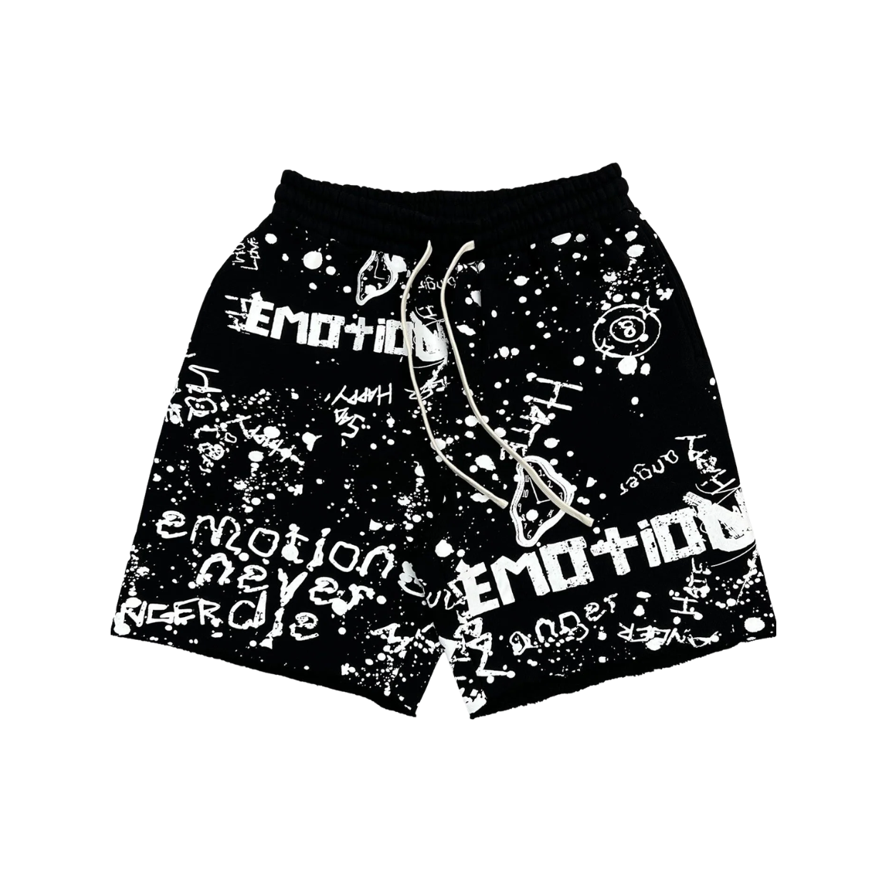 MIXED EMOTIONS SHORT 'GRAFFITI BLACK'