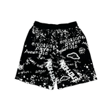 MIXED EMOTIONS SHORT 'GRAFFITI BLACK'