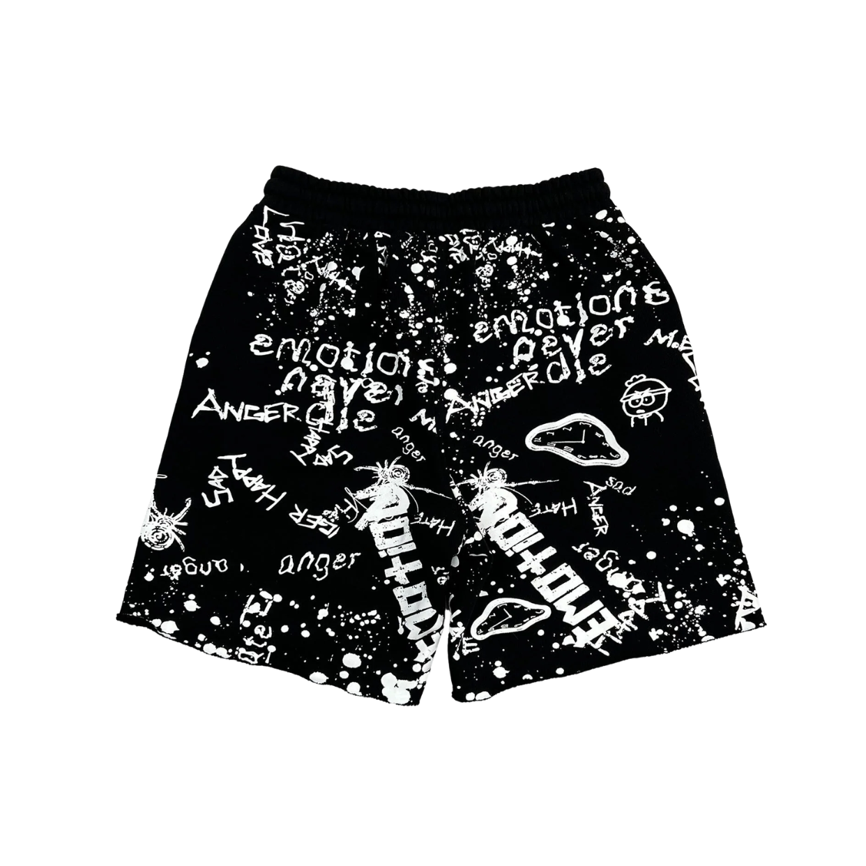 MIXED EMOTIONS SHORT 'GRAFFITI BLACK'