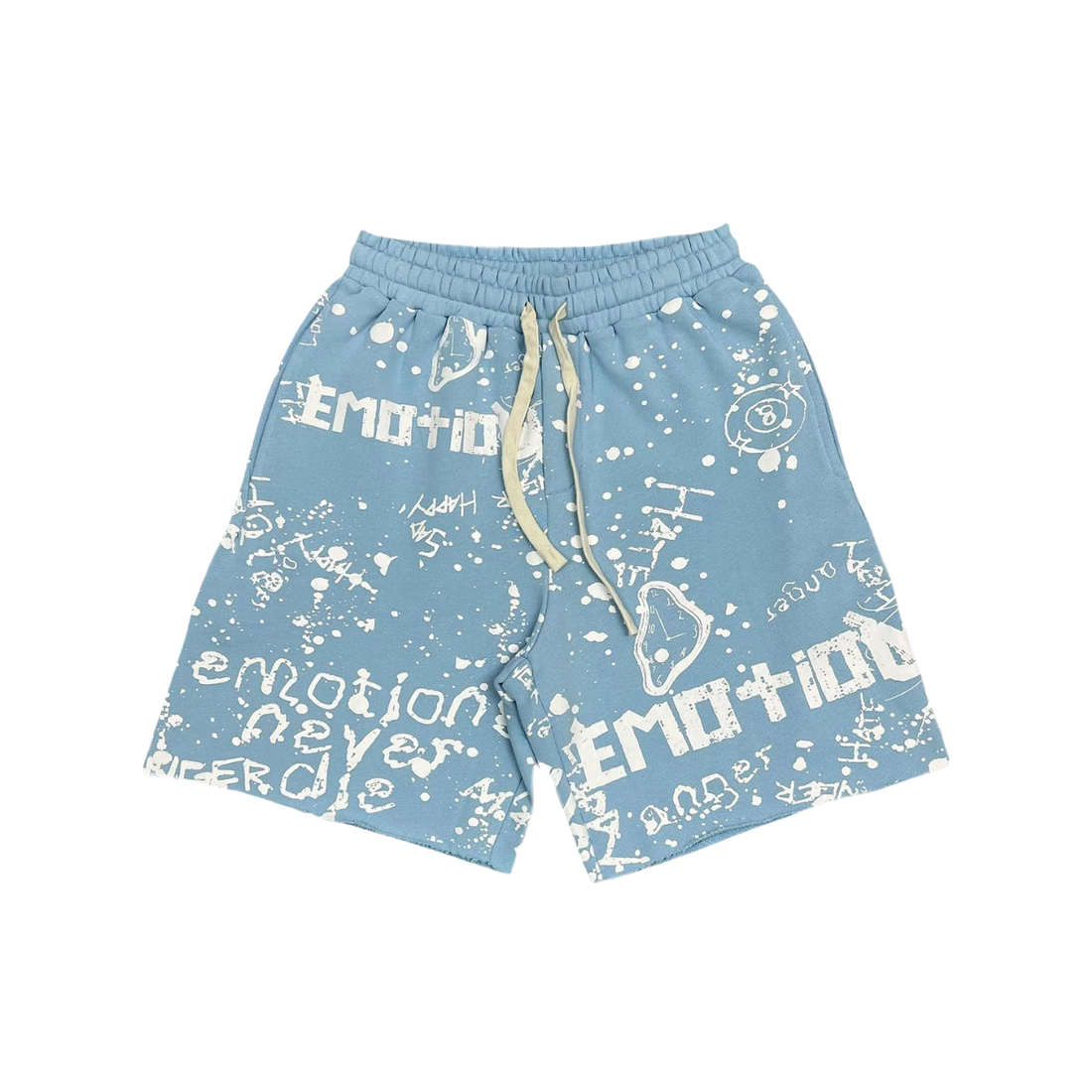 MIXED EMOTIONS SHORT 'GRAFFITI BLUE'