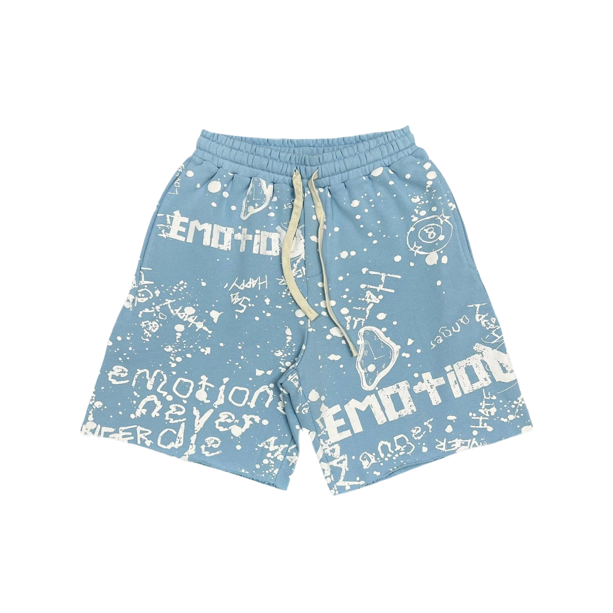 MIXED EMOTIONS SHORT 'GRAFFITI BLUE'