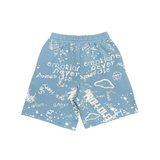 MIXED EMOTIONS SHORT 'GRAFFITI BLUE'