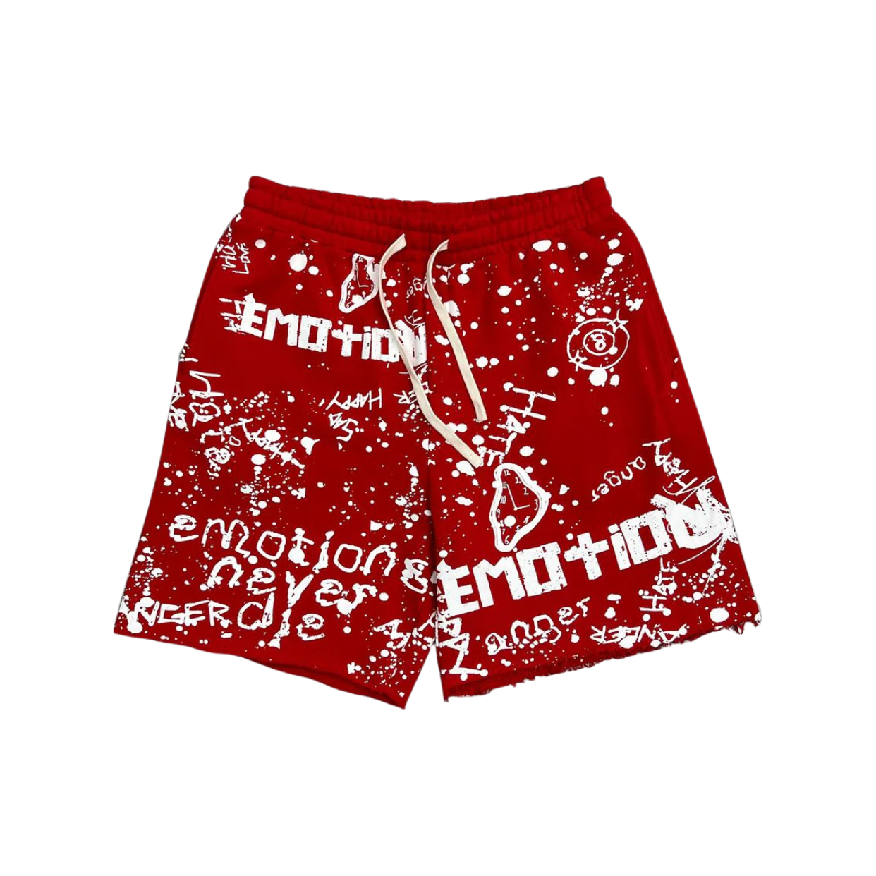 MIXED EMOTIONS SHORT 'GRAFFITI RED'