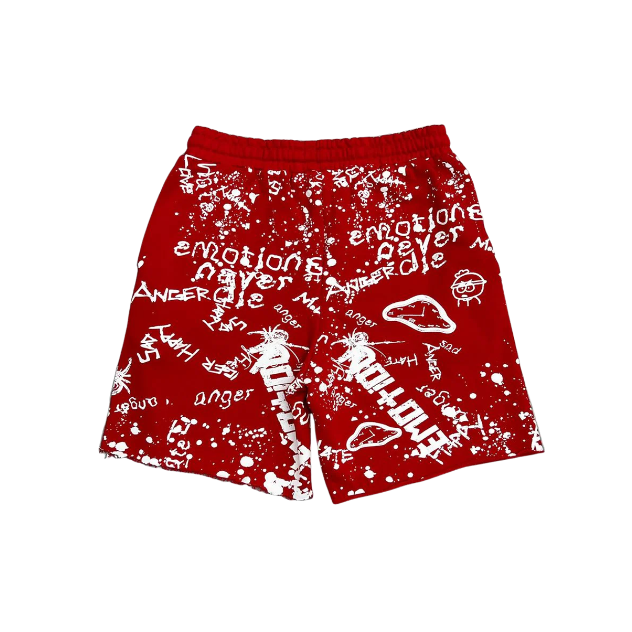 MIXED EMOTIONS SHORT 'GRAFFITI RED'