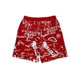 MIXED EMOTIONS SHORT 'GRAFFITI RED'