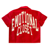 MIXED EMOTIONS TEE 'BACKYARD NYLON RED'