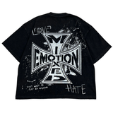 MIXED EMOTIONS TEE 'BLACK CHAOS'