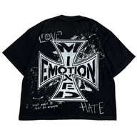 MIXED EMOTIONS TEE 'BLACK CHAOS'